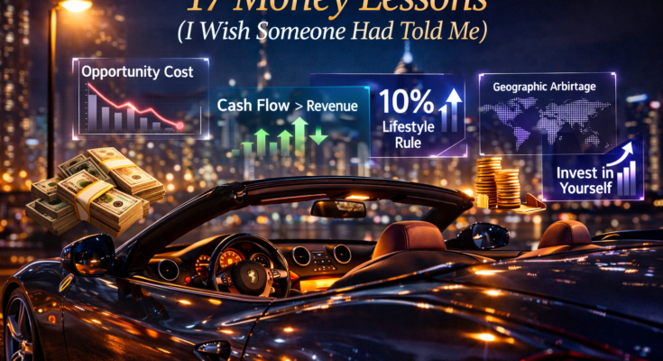 Money mistakes and lessons learned on journey to millions featuring luxury car financial advice opportunity cost lifestyle creep 2026