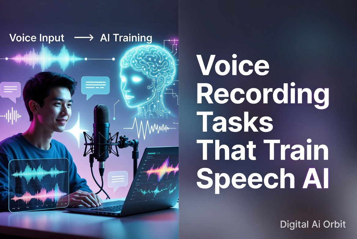Voice Recording Tasks That Improve Speech Recognition AI