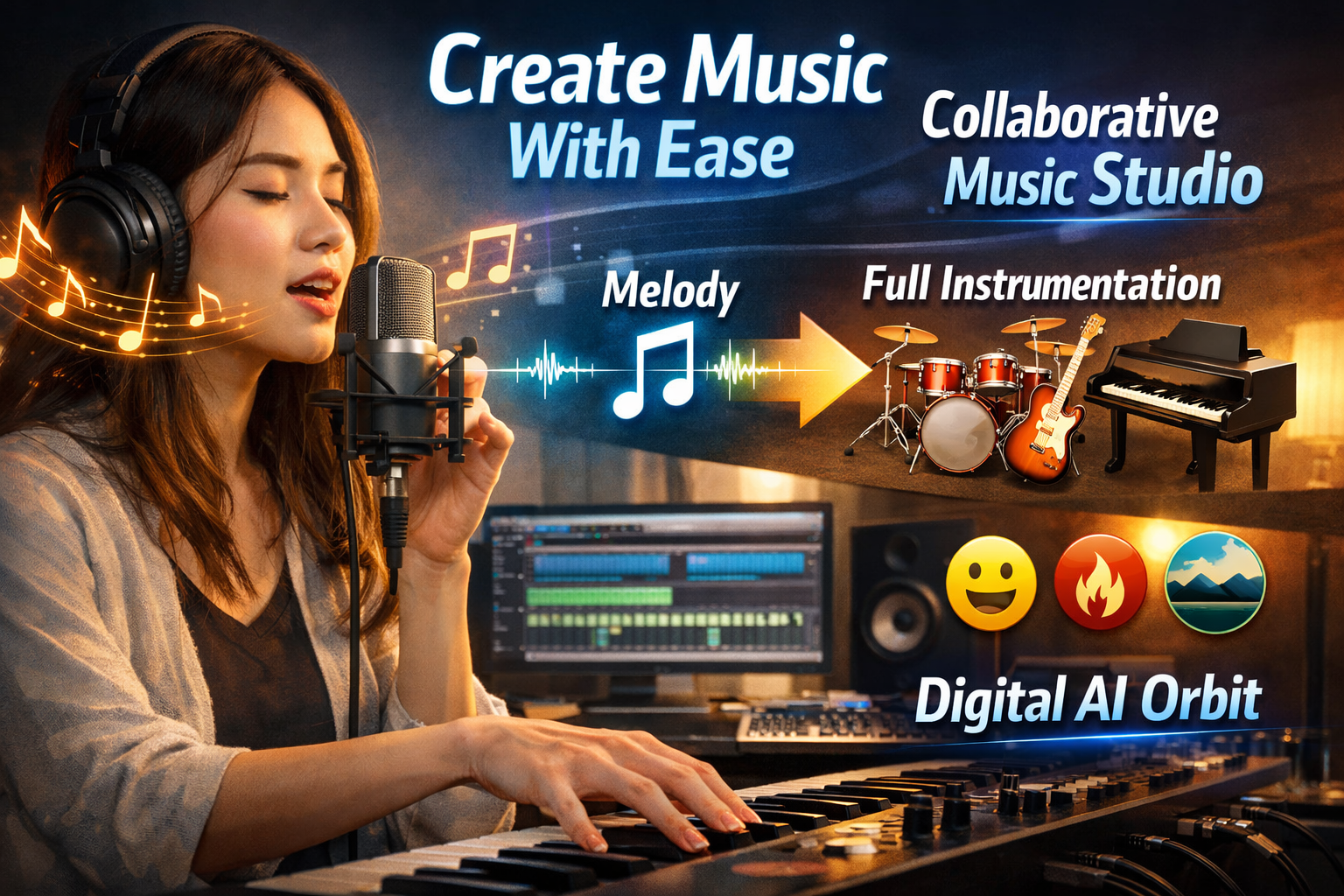 Melody Flip AI (Collaborative Music Creation)